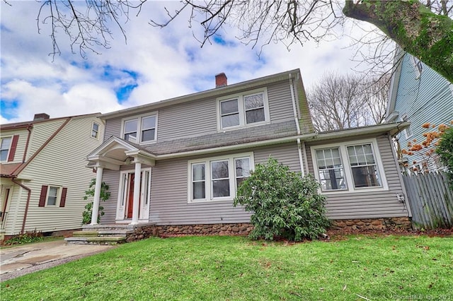 60 Clifton Ave, Waterbury, CT 06710 - view of front of property with a front yard