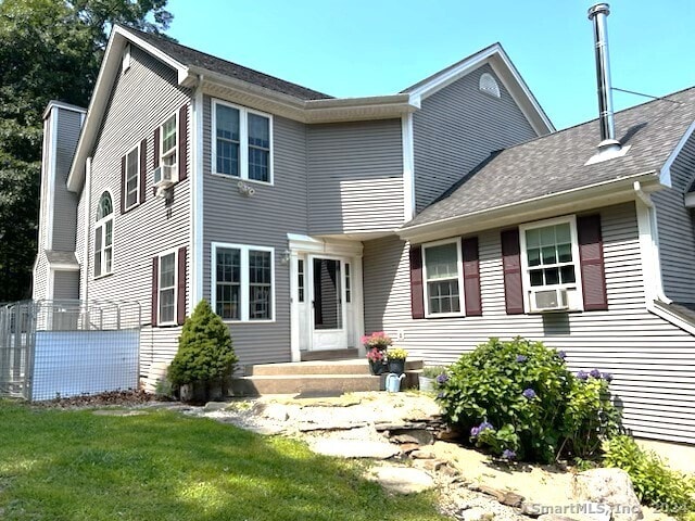 46 Nedobity Rd, Haddam, CT 06441 - view of front facade featuring cooling unit