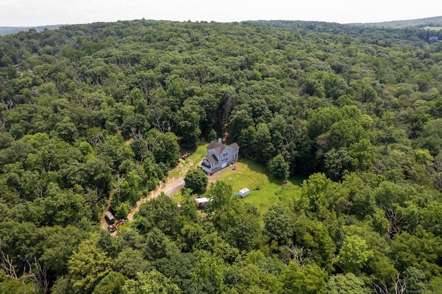 46 Nedobity Rd, Haddam, CT 06441 - drone / aerial view of a heavily wooded area