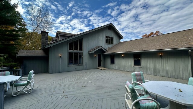 162 Pequot Trl, Stonington, CT 06379 - deck with outdoor dining area