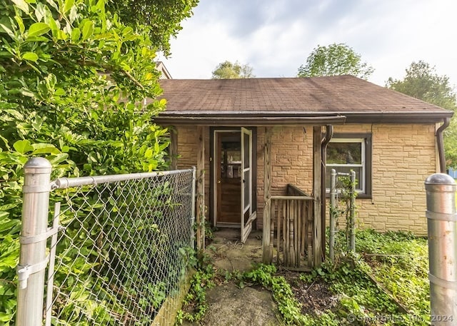 view of front of home