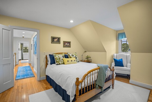 57 NW Corner Rd, Preston, CT 06365 - bedroom with recessed lighting, light wood finished floors, and baseboards