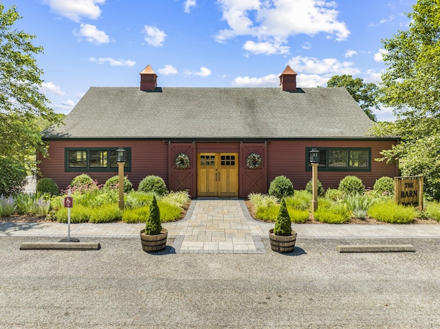 57 NW Corner Rd, Preston, CT 06365 - view of front of house with a chimney and a shingled roof
