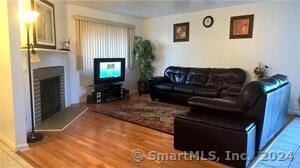 living room featuring hardwood / wood-style floors