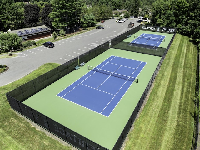 view of tennis court