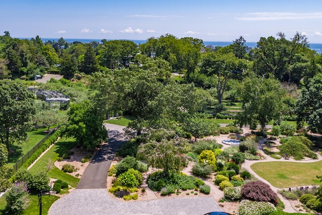 215 Uncas Point Rd, Guilford, CT 06437 - aerial view of a nearby body of water and a tree filled landscape