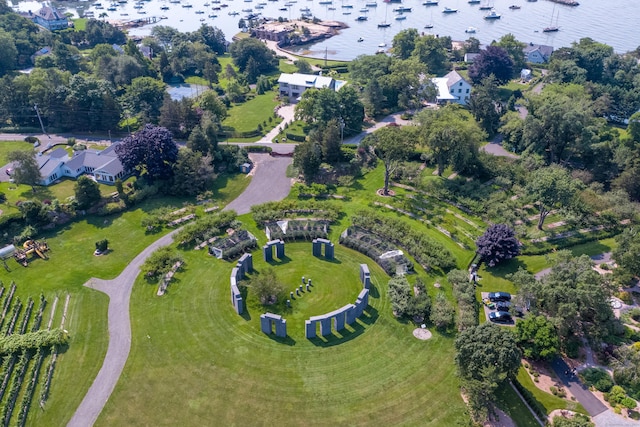 215 Uncas Point Rd, Guilford, CT 06437 - aerial overview of property's location featuring a large body of water