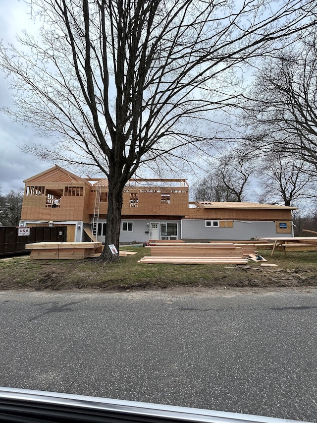 view of front of home