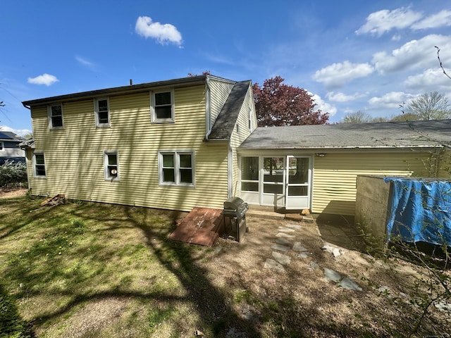 view of rear view of property