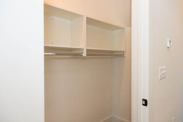 view of closet