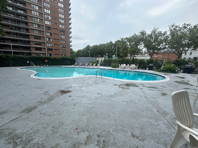 view of pool