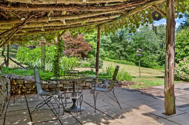 view of patio