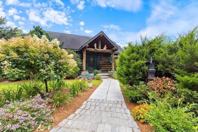 584 Prospect St, Woodstock, CT 06281 - view of front of property with log siding