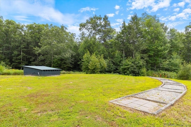 584 Prospect St, Woodstock, CT 06281 - view of yard featuring a forest view