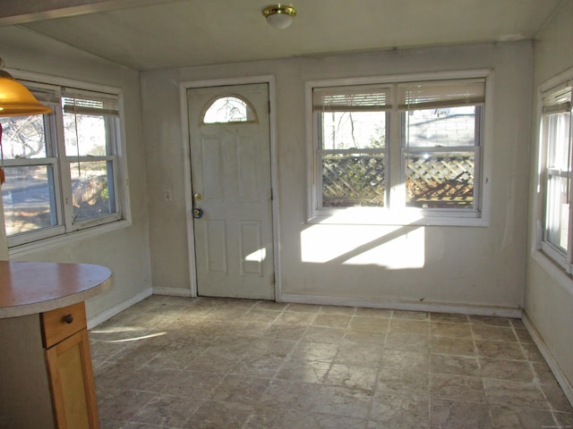 view of foyer entrance