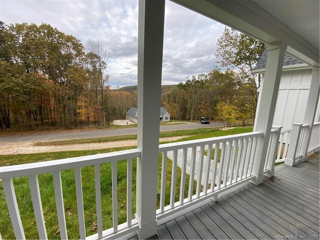 view of deck