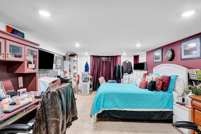 207 Jepson Ln, Meriden, CT 06451 - bedroom with recessed lighting and light tile patterned flooring