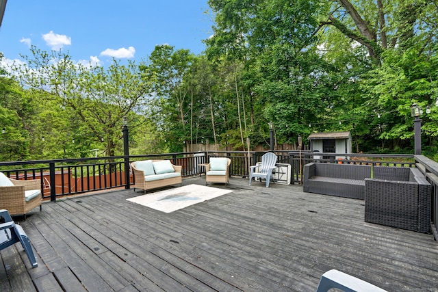 207 Jepson Ln, Meriden, CT 06451 - wooden deck featuring an outdoor hangout area