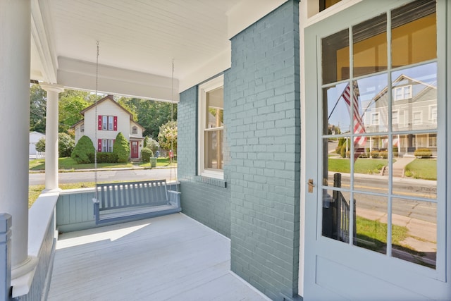 view of patio / terrace with covered porch