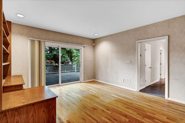 interior space with tile patterned floors