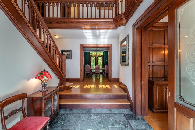 13 Cobble Heights Rd, Kent, CT 06757 - entryway with stairs and baseboards