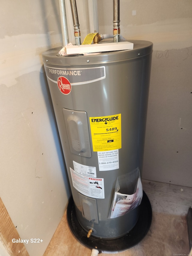 utilities with electric water heater