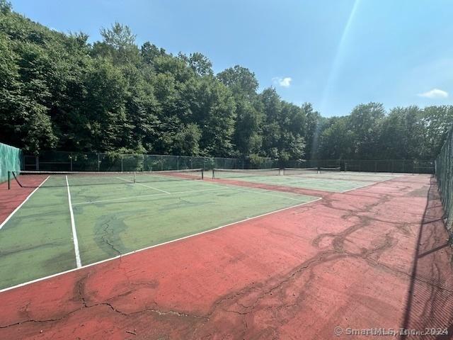 view of tennis court