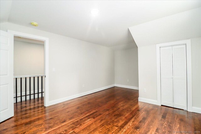 bonus room featuring wood-type flooring