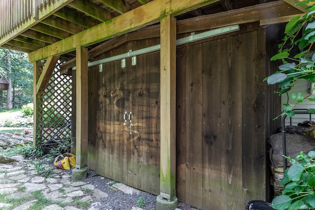 view of outbuilding