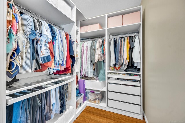 15 Huntington Ridge Rd, Wallingford, CT 06492 - walk in closet featuring wood finished floors