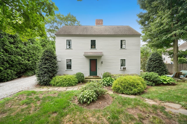 view of colonial inspired home