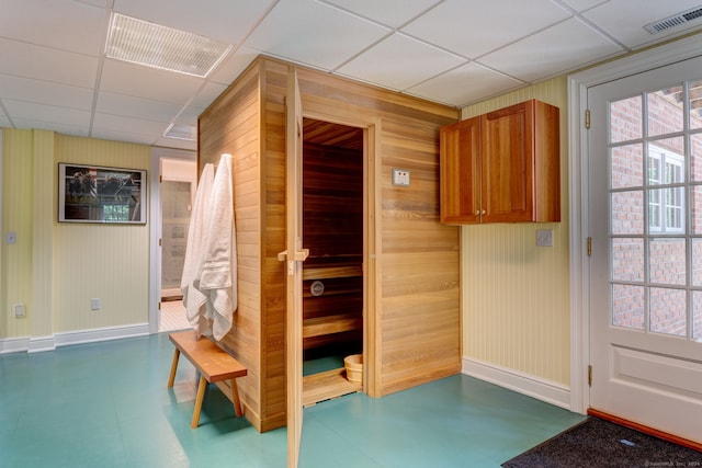 view of sauna / steam room