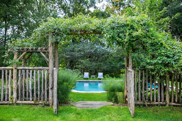 51 Ferry Bridge Rd, Washington, CT 06793 - swimming pool featuring a yard