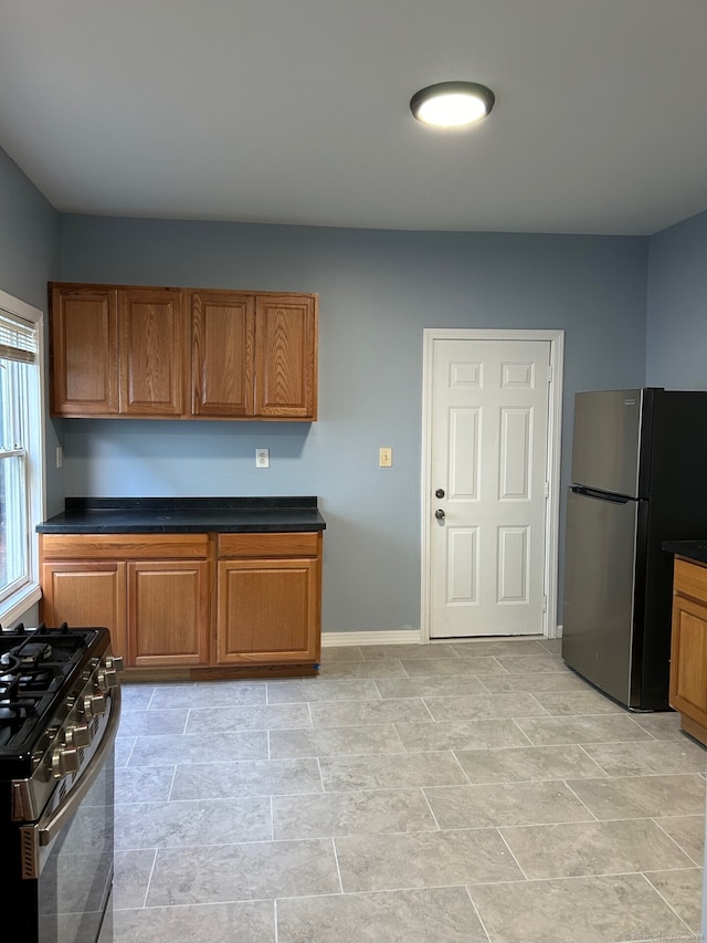 kitchen featuring appliances with stainless steel finishes