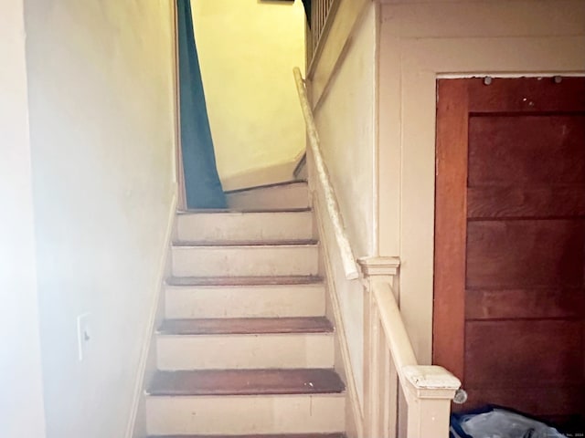 view of staircase