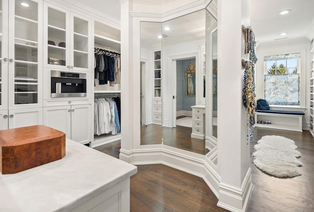 29 Sturges Commons, Westport, CT 06880 - spacious closet with dark wood-style flooring