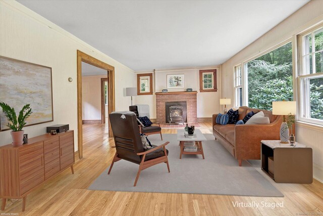 175 Sugar St, Newtown, CT 06470 - living area with a wealth of natural light and wood finished floors