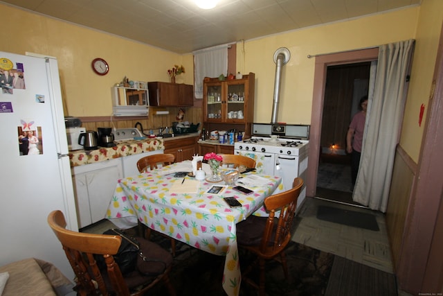 view of dining area