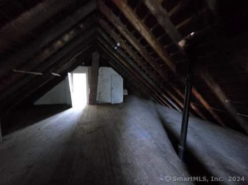 view of attic