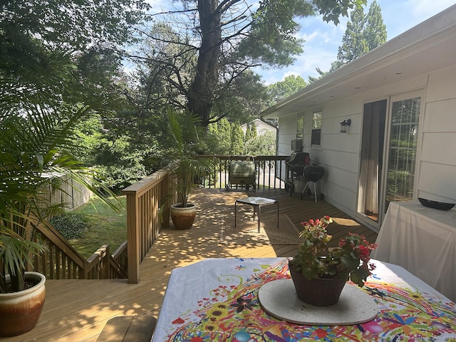 110 William St, Norwalk, CT 06851 - view of wooden deck