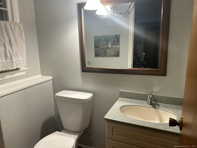 110 William St, Norwalk, CT 06851 - half bathroom with toilet and vanity