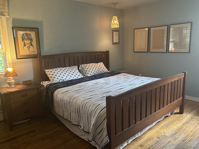 110 William St, Norwalk, CT 06851 - bedroom with wood finished floors and baseboards