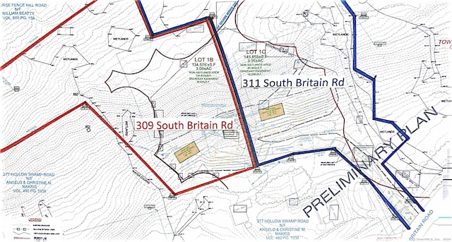 309AND311 S Britain Rd, Southbury CT, 06488 land for sale