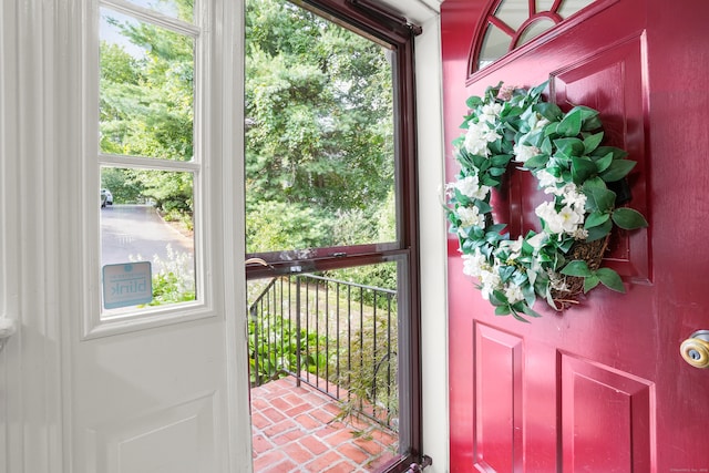 doorway featuring a healthy amount of sunlight