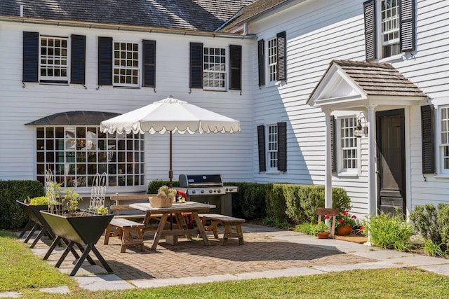 44 S St, Roxbury, CT 06783 - exterior space featuring outdoor dining space and a grill