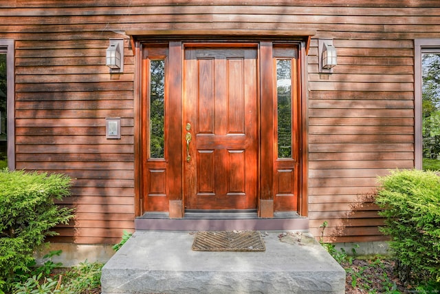 view of entrance to property