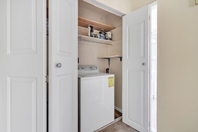 laundry area featuring washer / clothes dryer