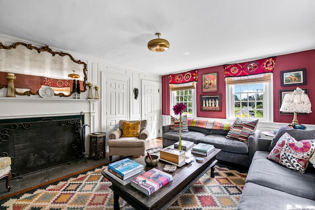 view of living room