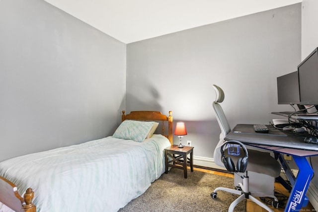 bedroom featuring hardwood / wood-style floors