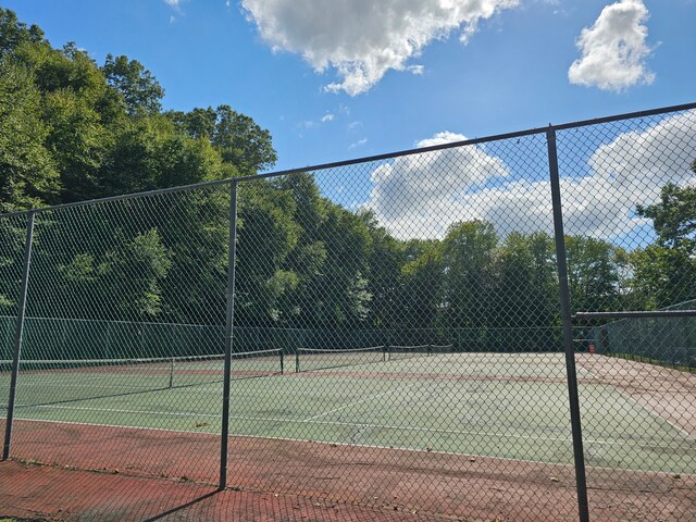 view of tennis court